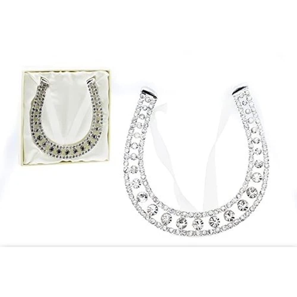 Diamante Lucky Wedding Horseshoe