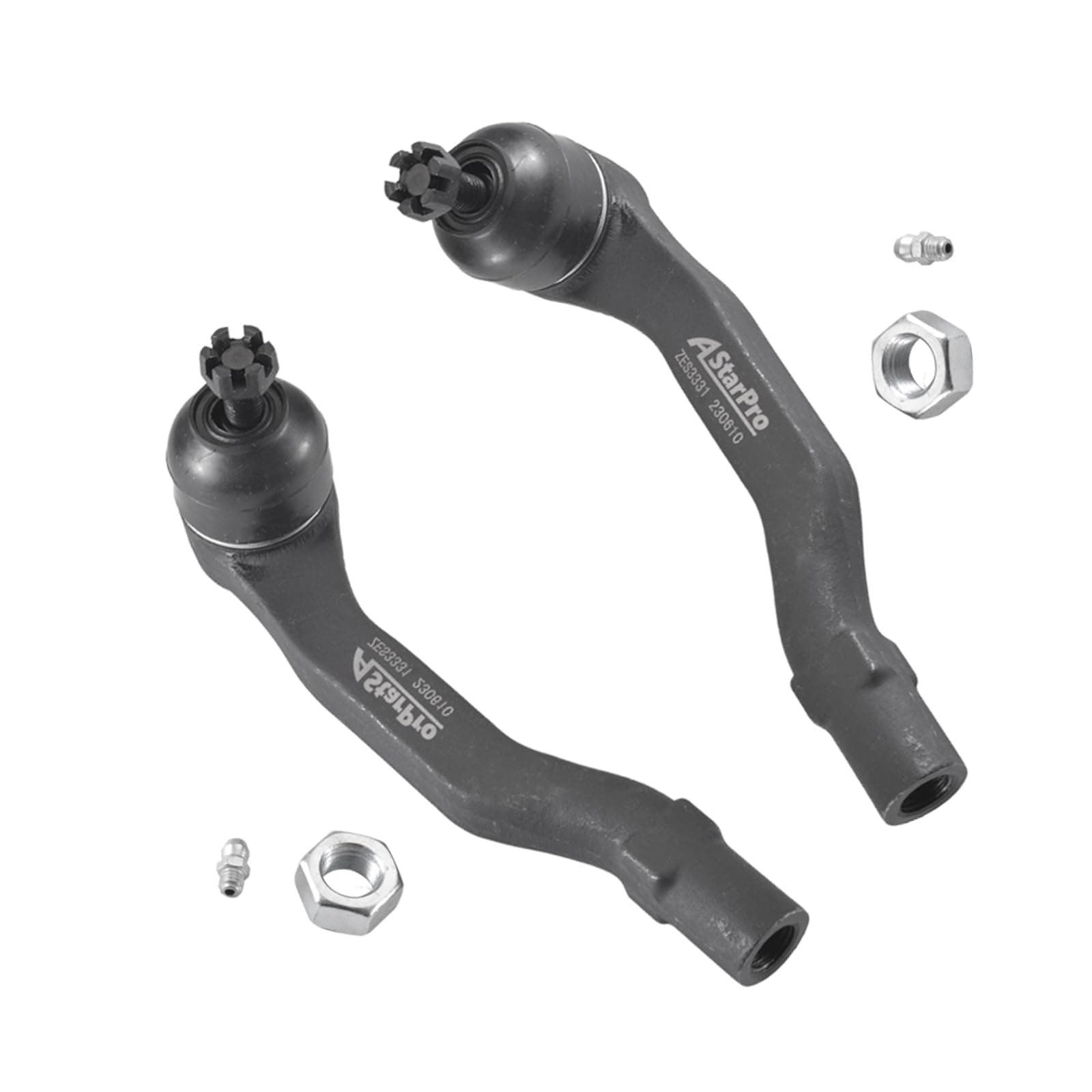 ASTARPRO - 6pcs Front Tie Rod Ends Inner and Outer Complete Kit with Boots Compatible with 1996-2000 Honda Civic and Acura EL