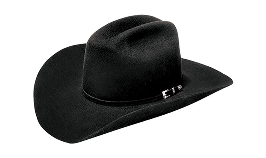 Master Hatters 3X Denton Black Felt Cowboy Hat