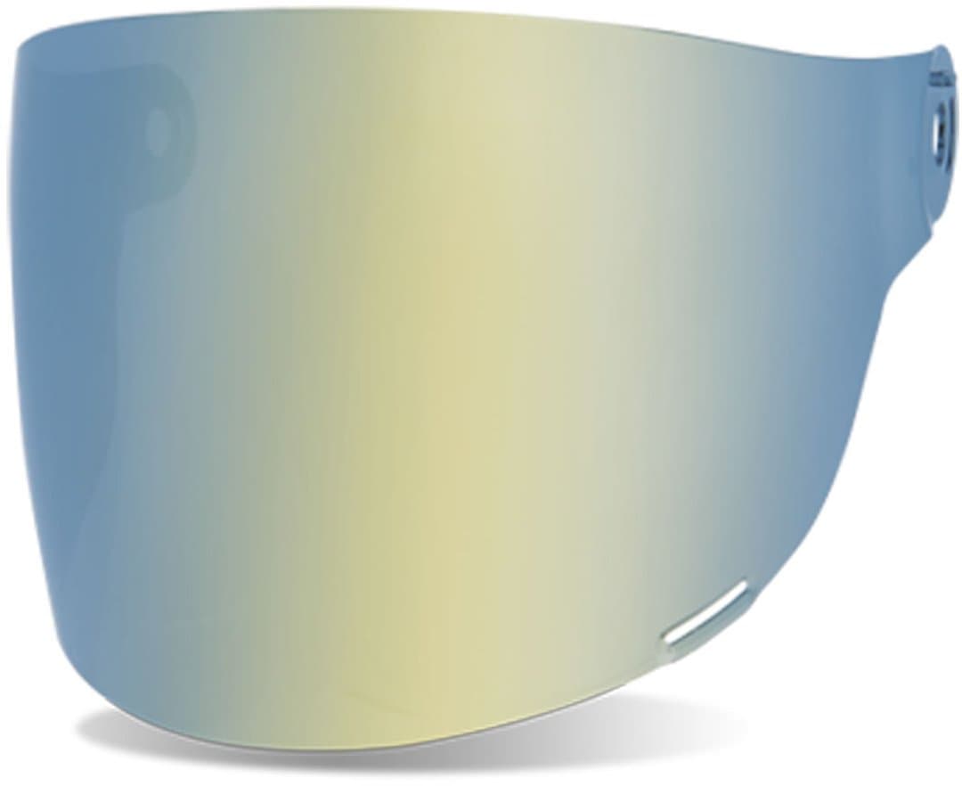 Bullitt Flat Face Shield (Brown Tab) (Gold Iridium)
