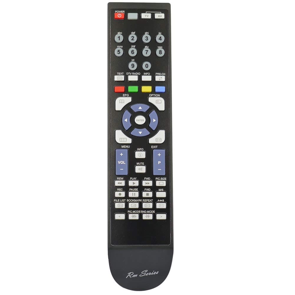 RM SeriesReplacement Remote Control for Dmtech LV19XVM