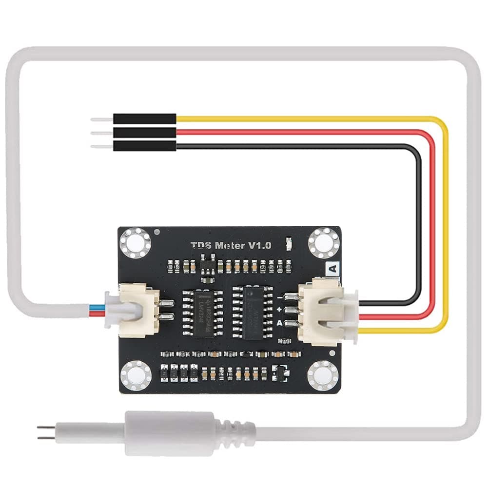 Wendry TDS Sensor, analog TDS sensor with 2 probes, can be used for water quality testing in the field of domestic water and hydroponics