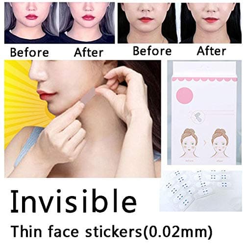 40PCS/Set Instant Face and Neck Lift,Face Lifting Patch, Face Lift, V-face, Invisible Artifact Sticker Lift Chin Thin Face Sticker, Make-up Face Lift Tools