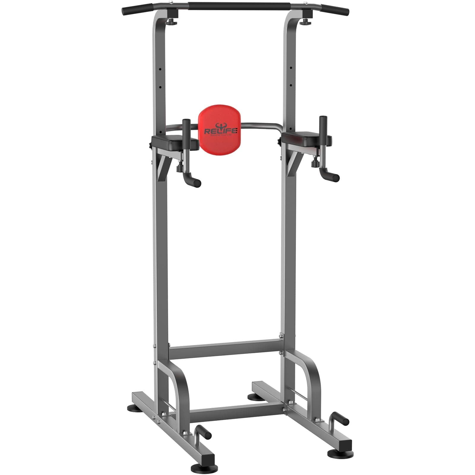 Power Tower Pull Up Bar Station Workout Dip Station for Home Gym Strength Training Fitness Equipment