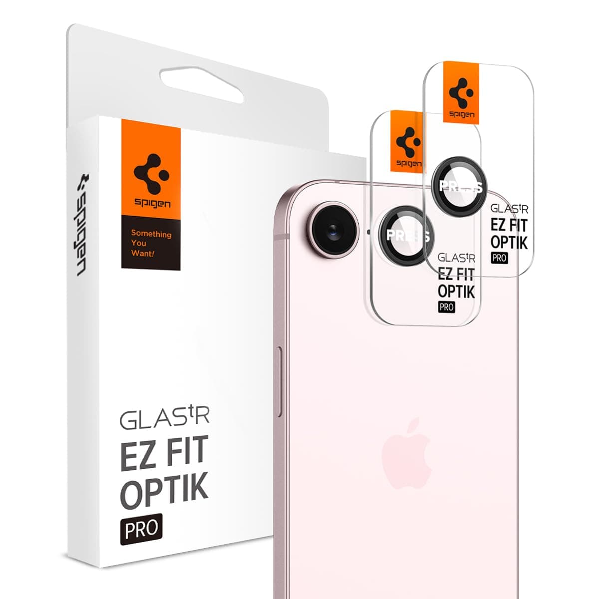 Camera Lens Screen Protector [GlasTR Optik Pro] designed for iPhone 17e, iPhone 16e - Black [2 Pack]