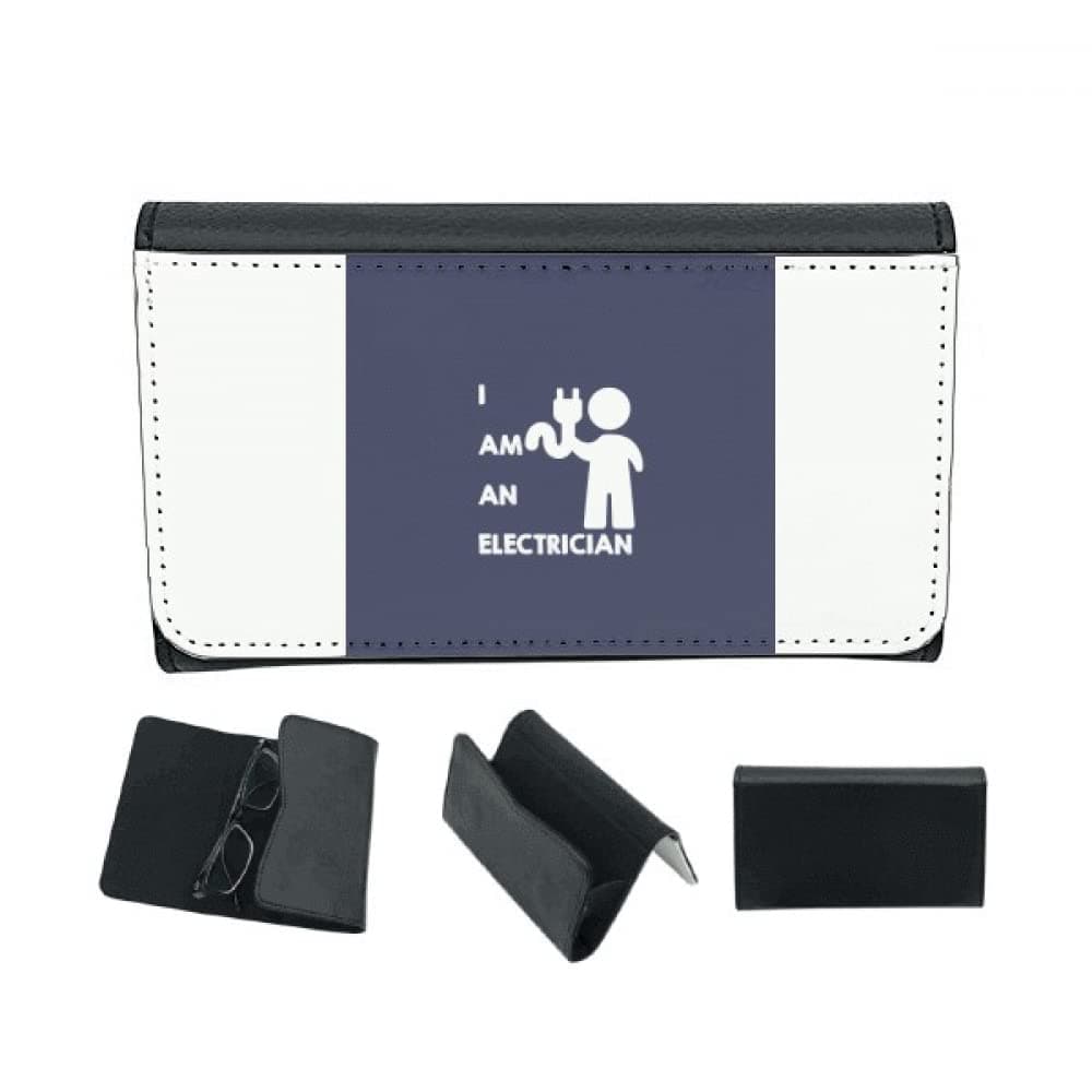 Power Supply Electricity Wage Source Job Eyeglass Case Hard Shell Portable Holder