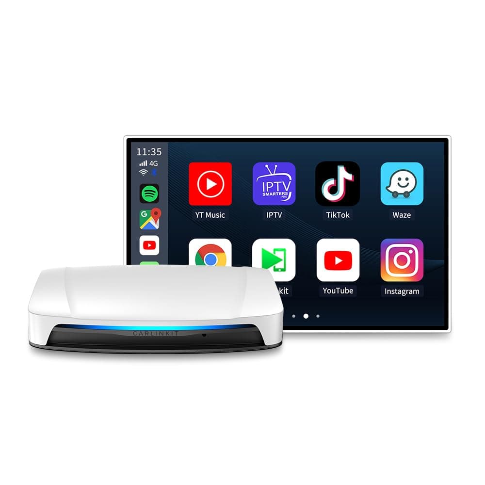 Top-tier Android Ai Box, HDMI Cinema Mode, Driven by Qualcomm 6225 with 8+128GB, SIM/TF Card, Built-in Google Play, Only Works the Vehicle with Wired CarPlay/Android Auto from Factory