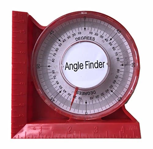 Magnetic Angle Locator Level & Tool Dial Gauge Angle Finder Magnetic Protractor 0-5"/120mm