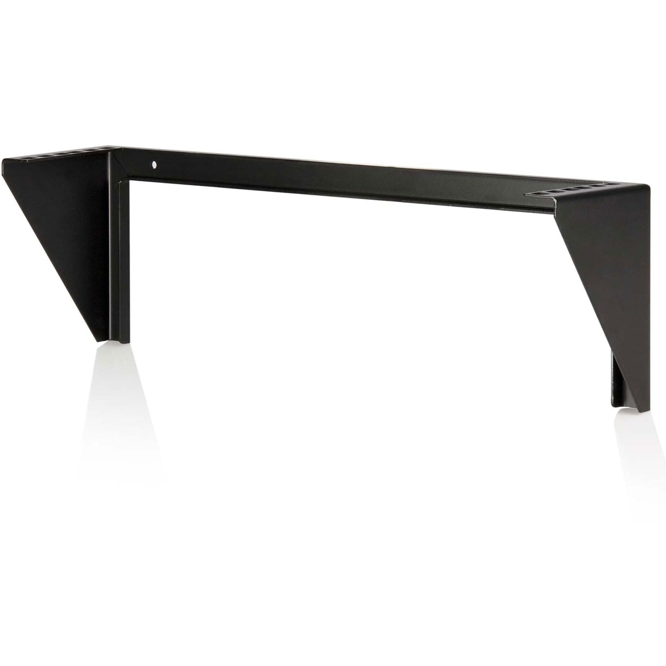 2U 19in Steel Vertical Wall Mount Equipment Rack Bracket