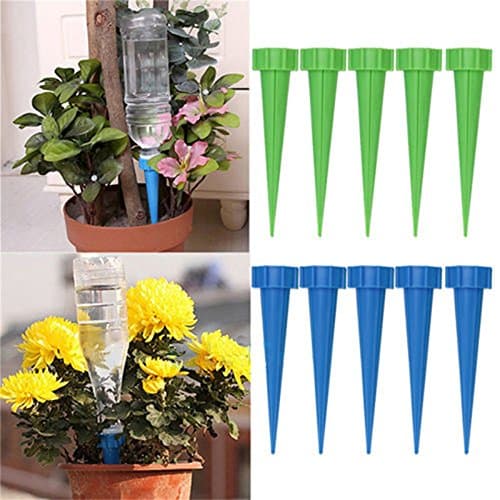 LIUMANG 20 Pack Random Color Garden Watering Spike Drip Controller Flower Plant Self Plant Waterer Self Plant Watering Devices Drip Irrigation System for Bottle Mouth Diameter, 2.7cm/1.06inch