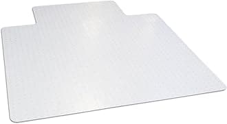 Low and Medium Pile Carpet Office Mat Chair Mat, 45" x 53" (C521003J)