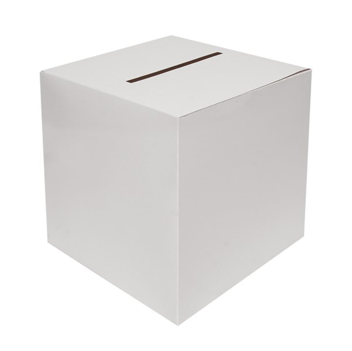 Partyrama White Wedding Card Boxes 30cms x 30cms x 30cms