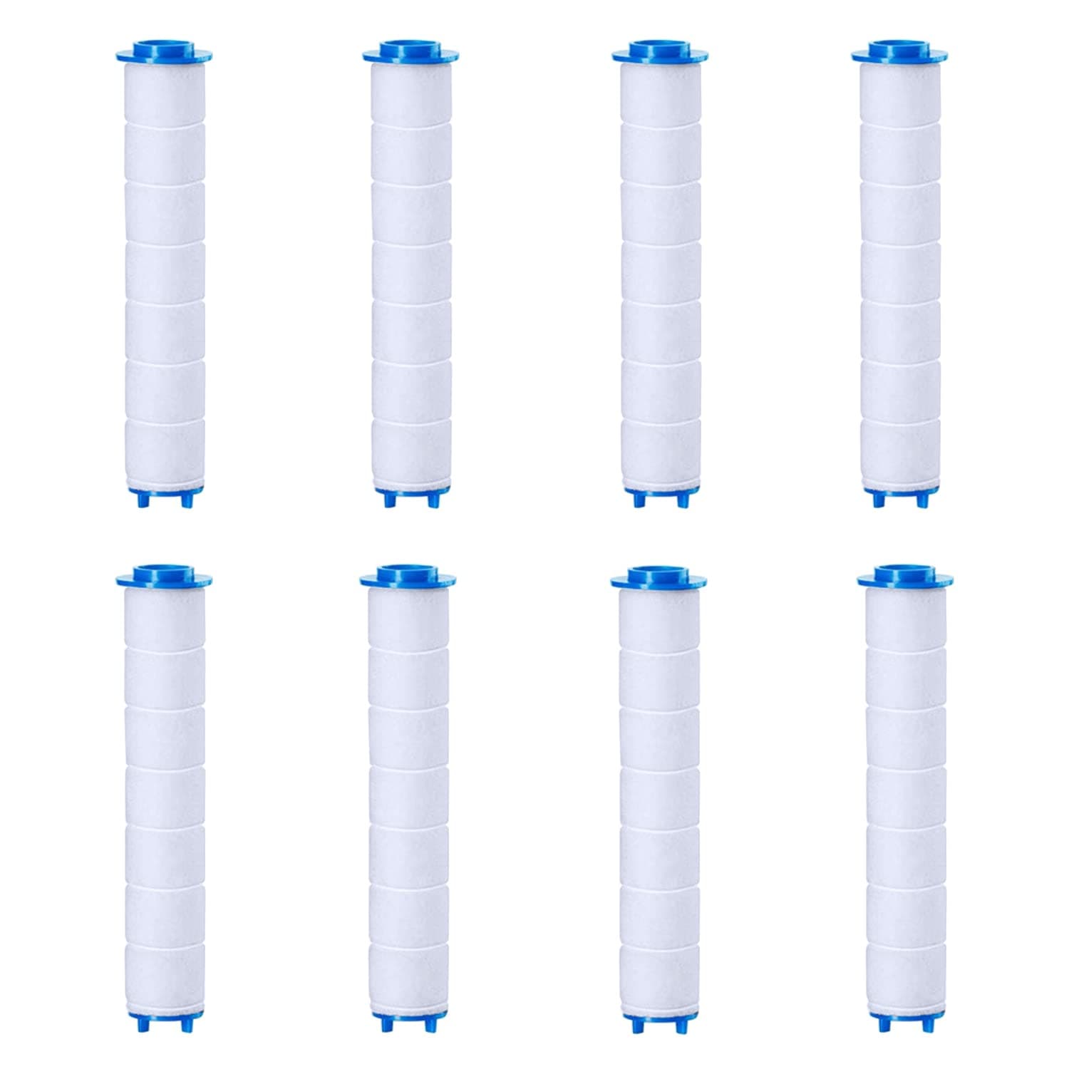 8pcs PP Cotton Filter Cartridge, Only for Our Shower Head | NOT UNIVERSAL | NOT Compatible with Other Brands Shower Heads