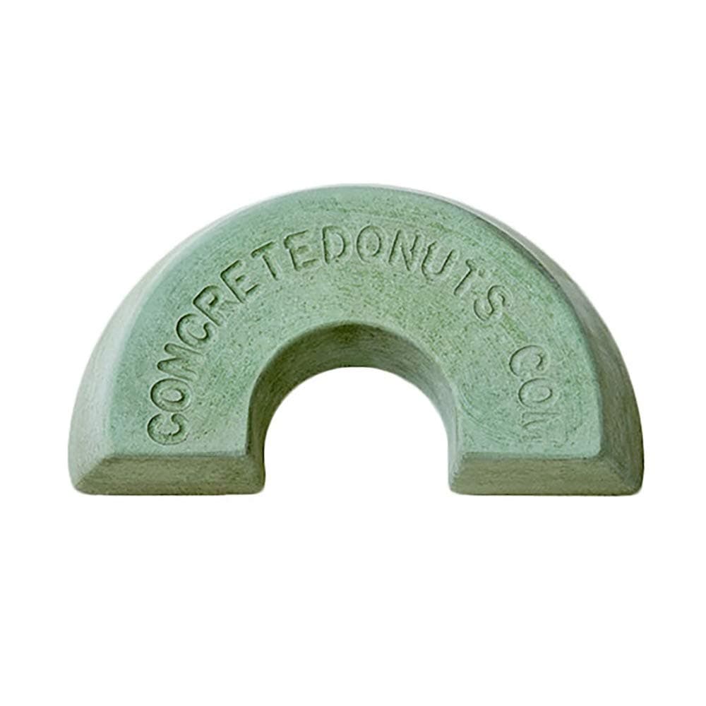 Concrete Donut for a Spray Head Half, Small, Green
