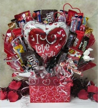 I Love You Candy Gift Basket