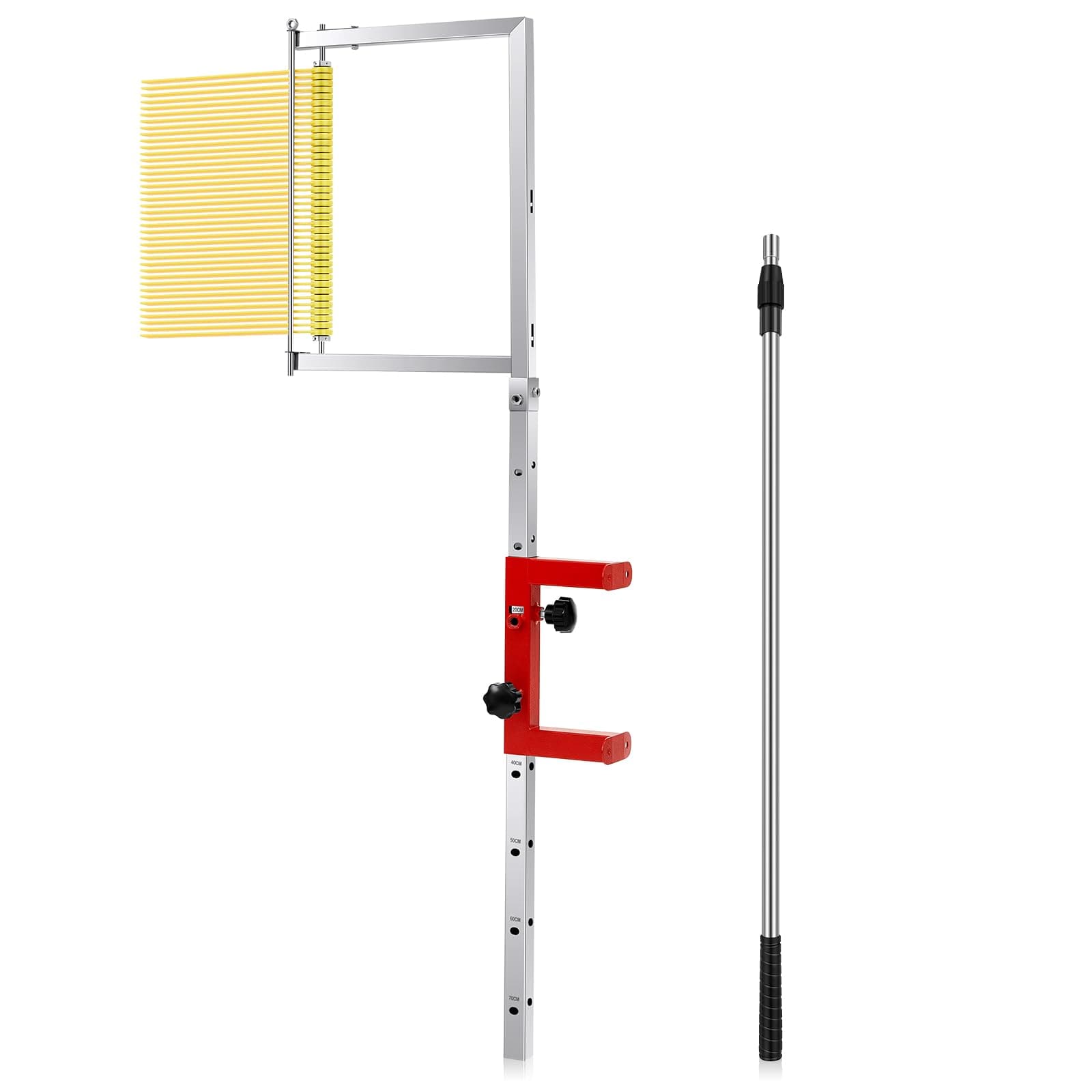 Wall Mounted Vertical Jump Measurement Tool, 2.29-3.92ft Adjustable Height Vertical Jump Tester, Sport Vertical Jumping Training Equipment for Basketball Volleyball Trainer