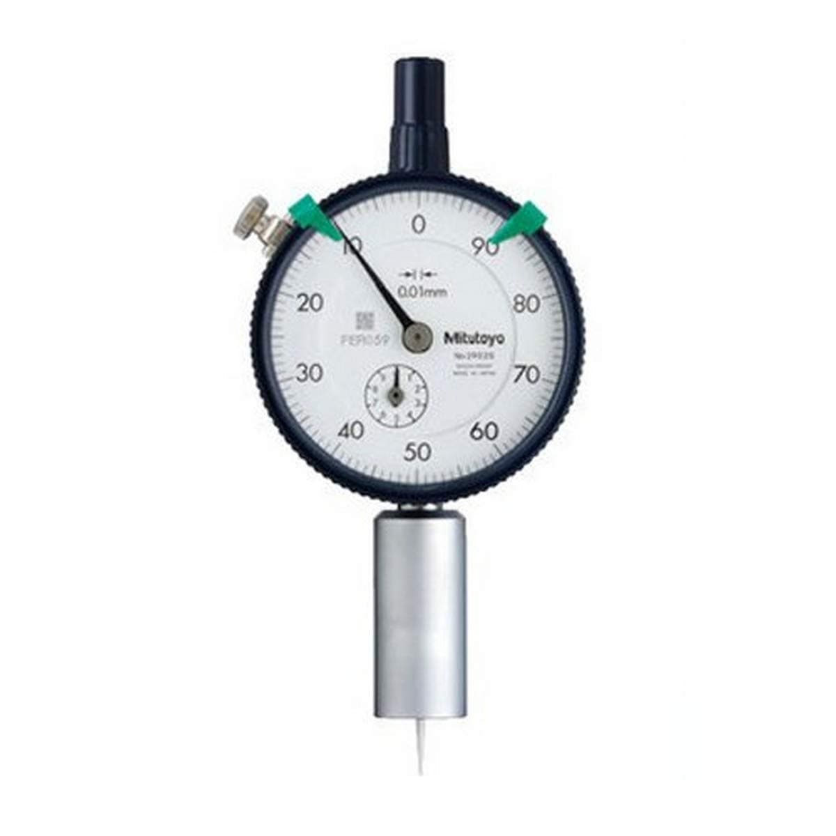 Mitutoyo 7222 Dial Depth Gauge, 0 mm-10 mm Range, ø16 mm Base
