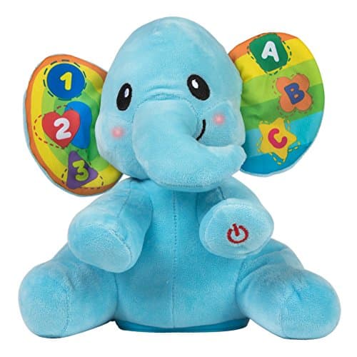 winfun Educational Elephant with Light and Sound (44521), Assorted Colour/Model