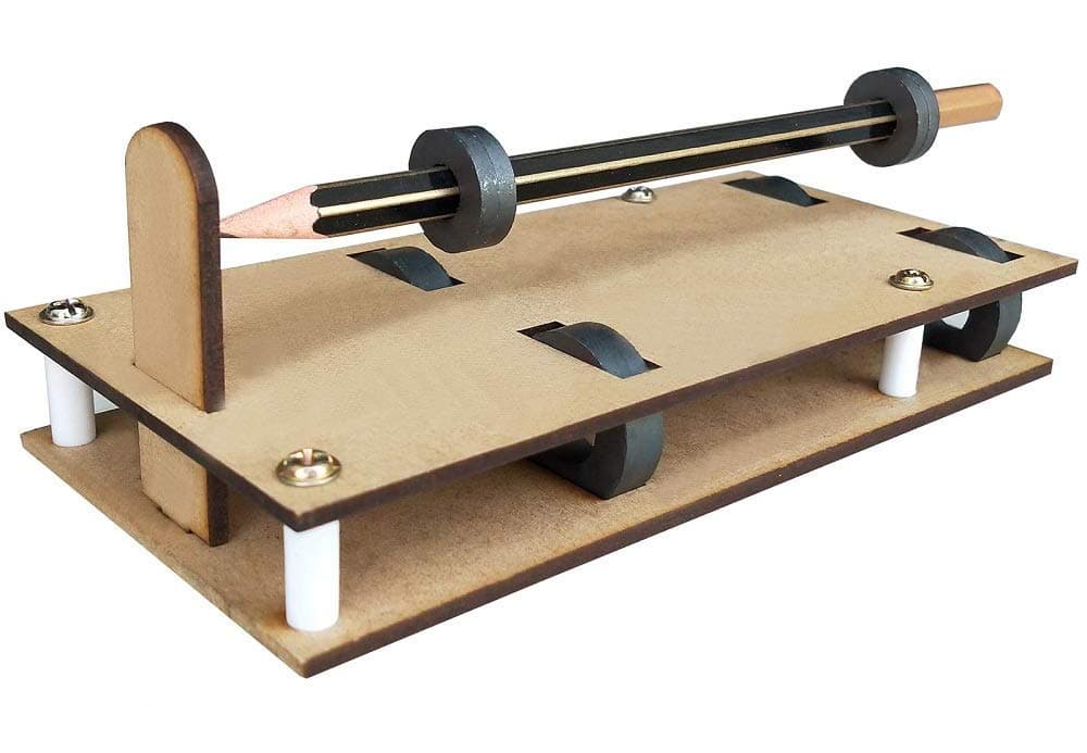 kit4curious magnetic levitation experiment school science project kit with report and instruction- Multi color