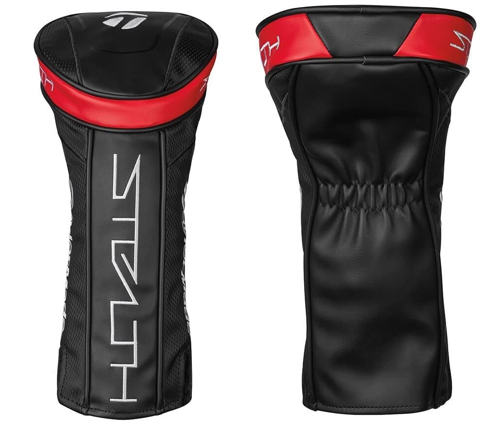 New Golf Stealth Black/Red Driver Headcover