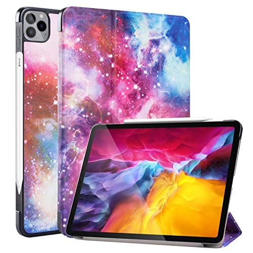 Neepanda Case for New iPad Pro 11 2020 2nd Generation, [Support Apple Pencil Charging] Slim Lightweight Smart Tri-Fold Stand Case for iPad Pro 11 inch 2nd Gen 2020 Released, Auto Wake/Sleep,Galaxy