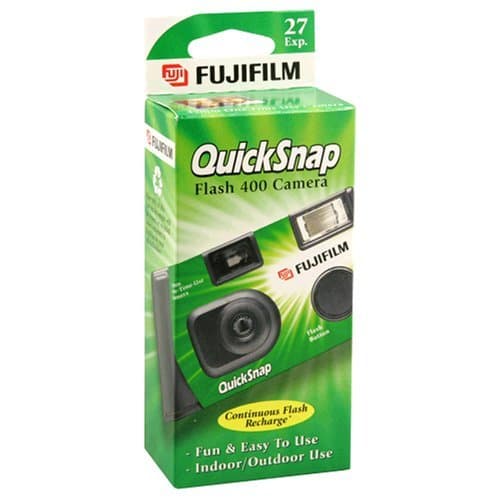 QuickSnap Flash 400 Disposable 35mm Camera - 8 Pack
