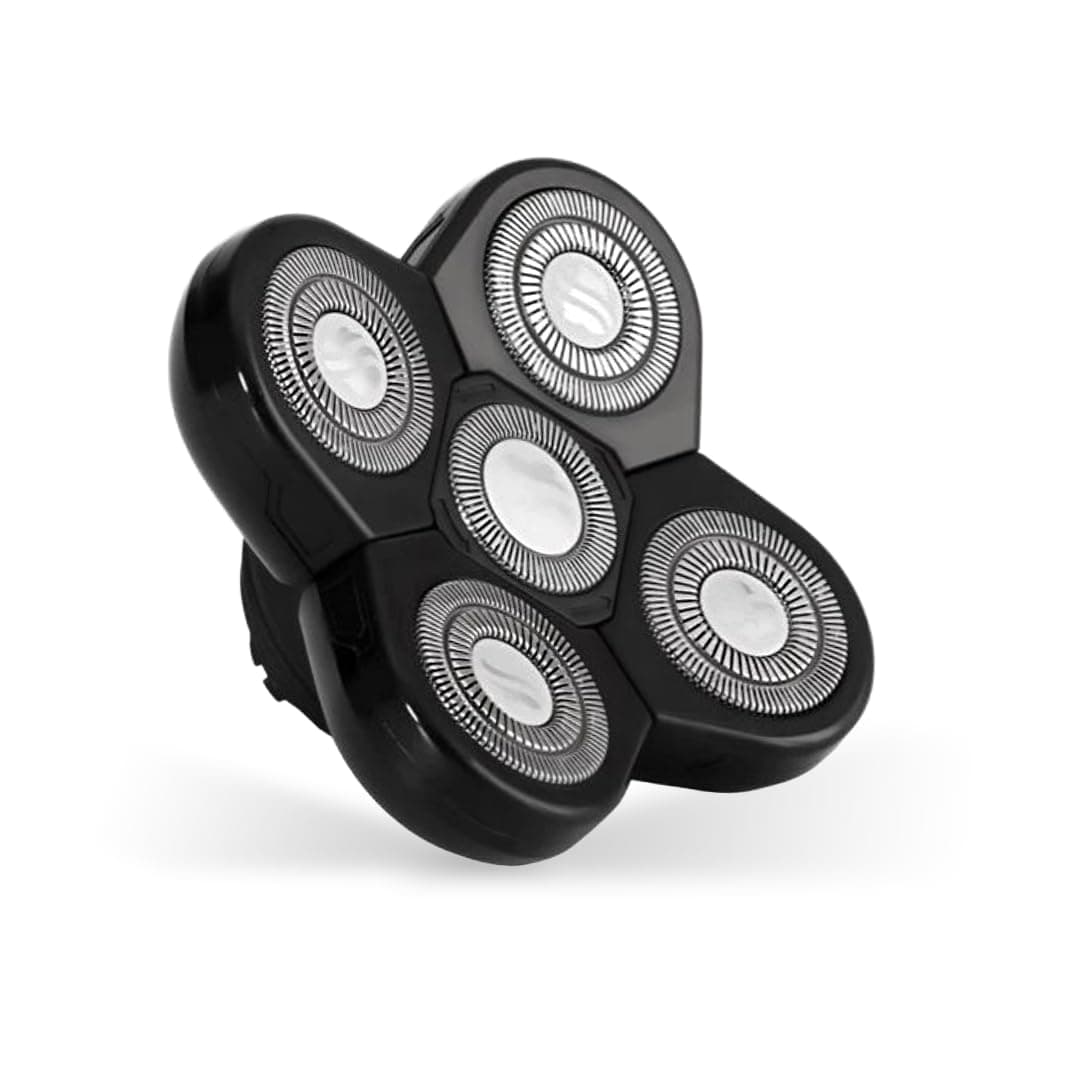 Skull Shaver Carver 5 Head Replacement Blade: for bald head shaver, waterproof, no nicks, stainless steel, easy cleaning, suitable for sensitive skin