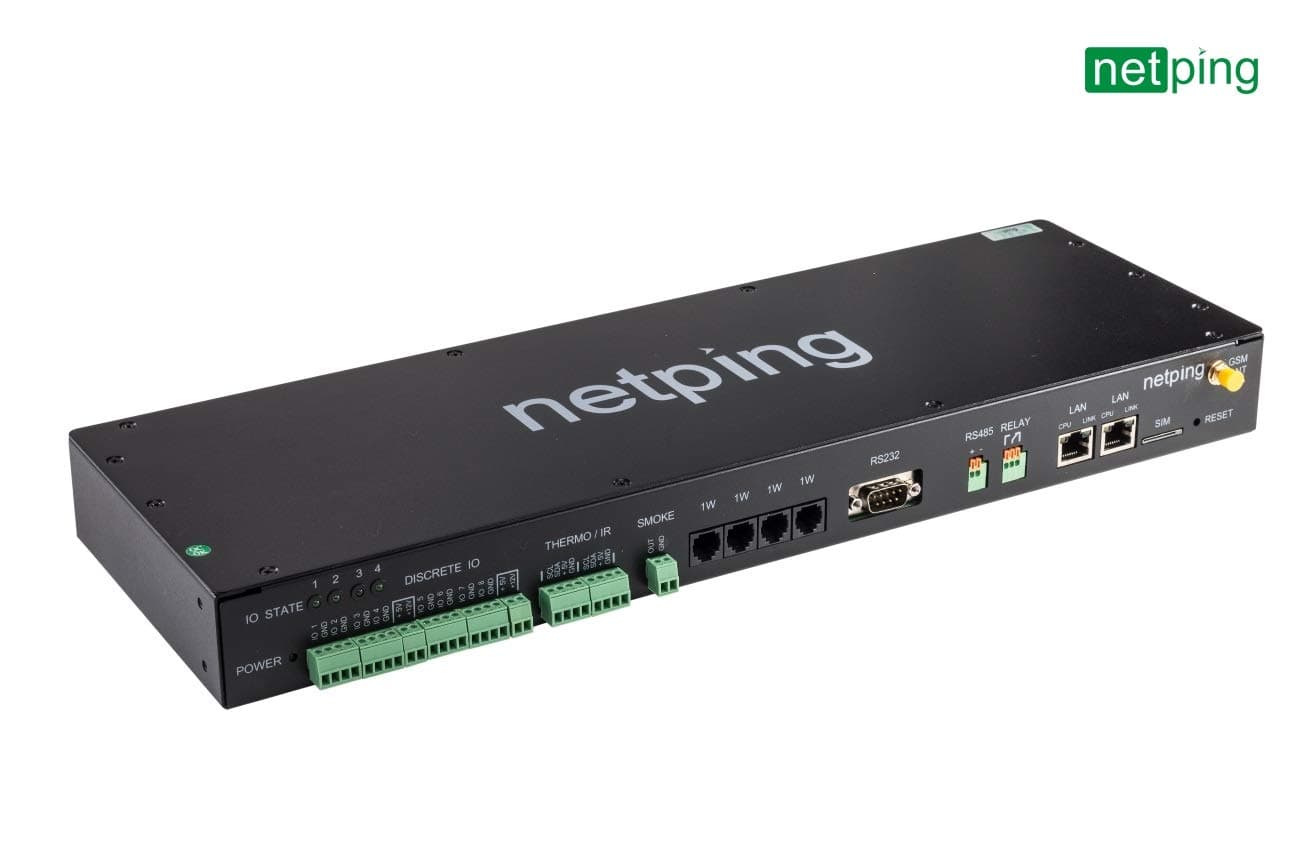 Server Room Environmental Monitoring - UniPing Server Solution v4/SMS