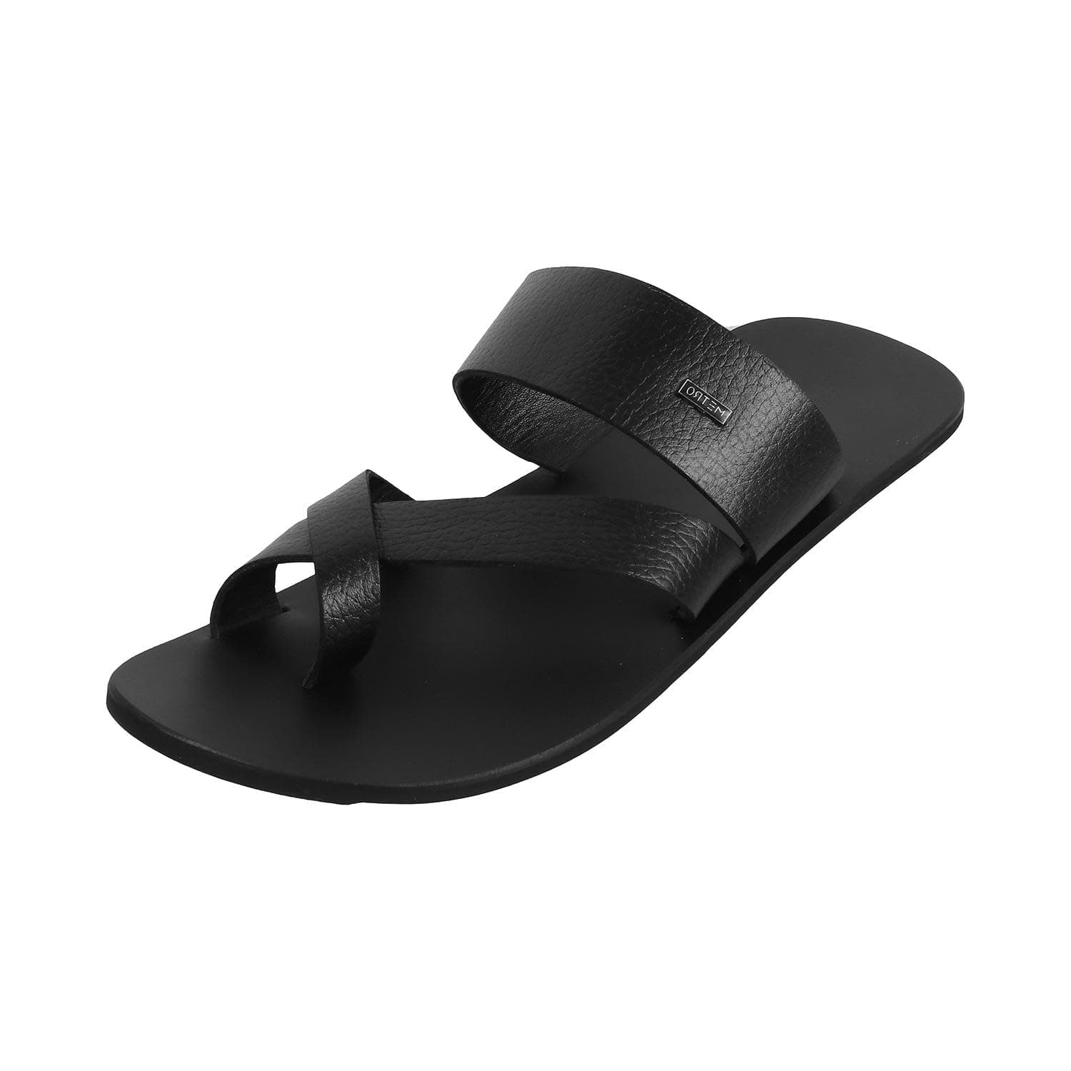 Metro Men Synthetic Leather Chappal