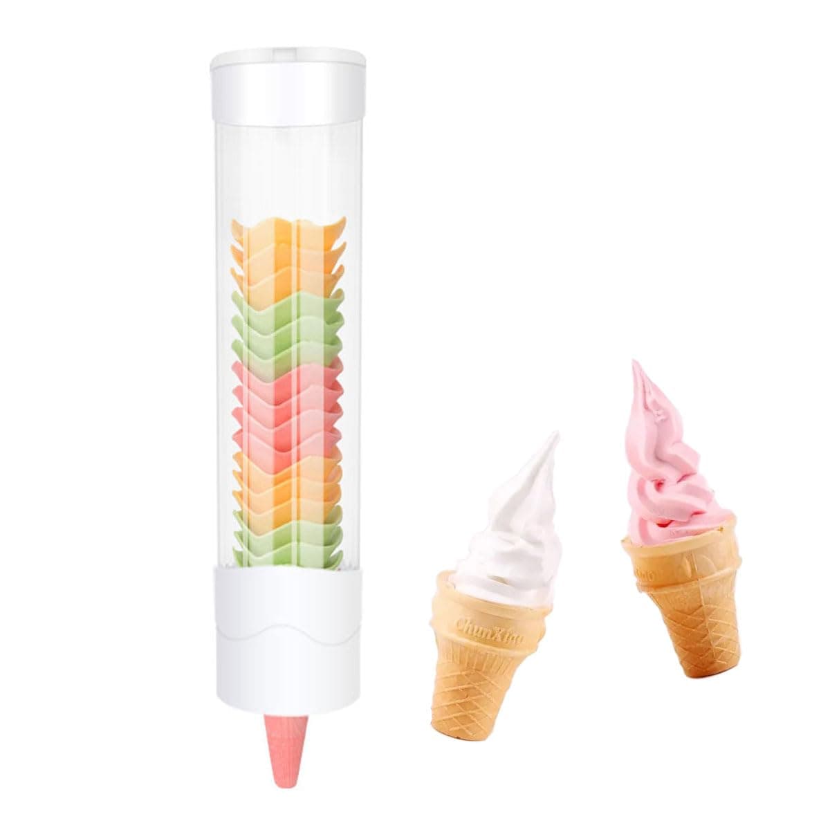 Ice Cream Cones holder waffle cone stand Egg Cone Dispenser