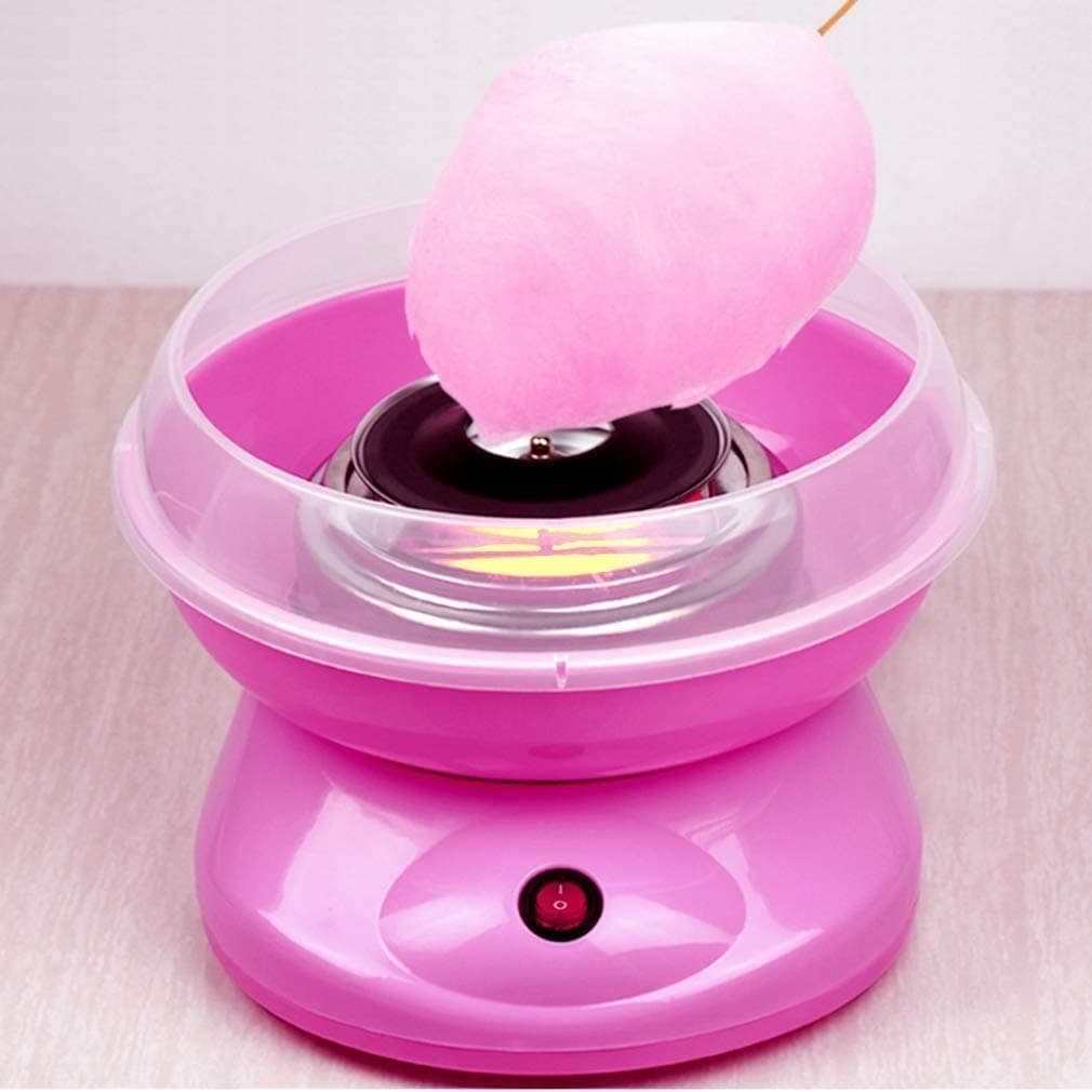 Homemade Cotton Candy Floss Maker Machine Electric Cotton Candy Maker Sugar Floss Maker Machine Make Hygienic Cotton Candy Machine for Your Kids (Candy Machine Round)