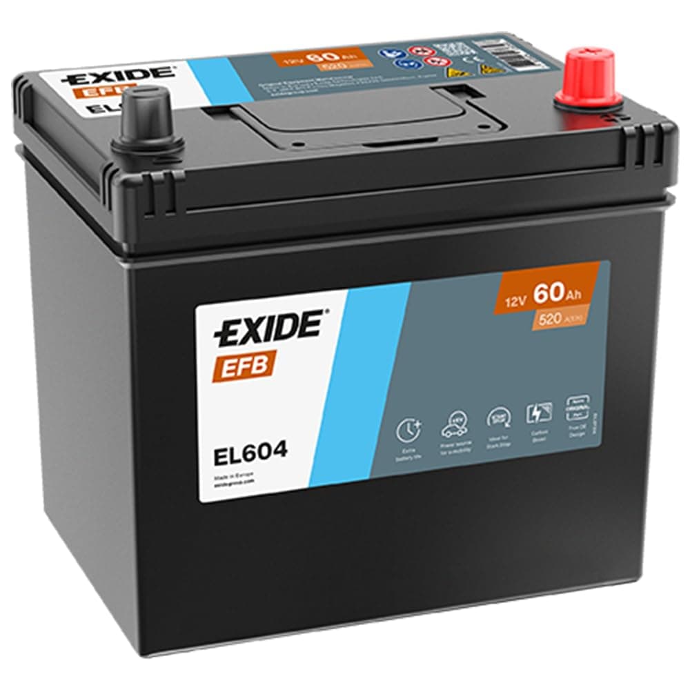 Exide 005 EFB Car Battery 60Ah EL604