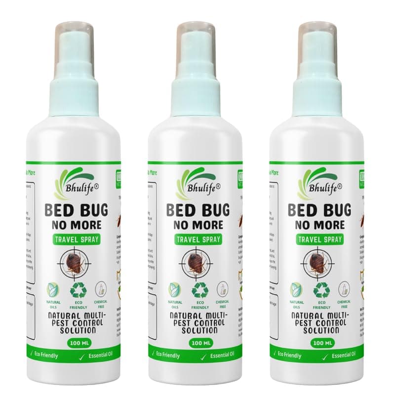 New Advance Bed Bug Killer Spray | Travel Friendly Pack | Khatmal Spray 100MLx3