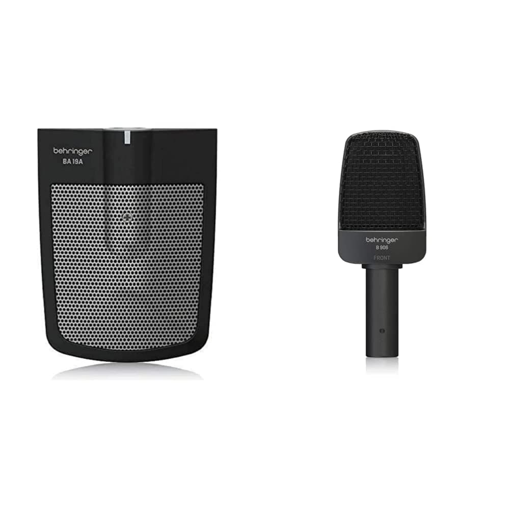 BA 19A Condenser Boundary Microphone and B 906 Dynamic Microphone for Instrument Applications