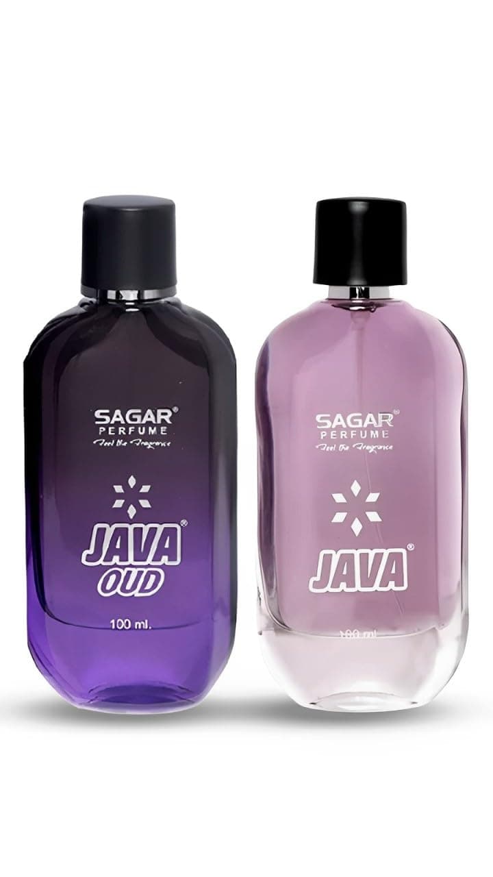 Feel The Fresh Fragrance Sagar Java Oud & Java Purple 200 Ml Combo Of 2 Perfume Unisex Perfume.