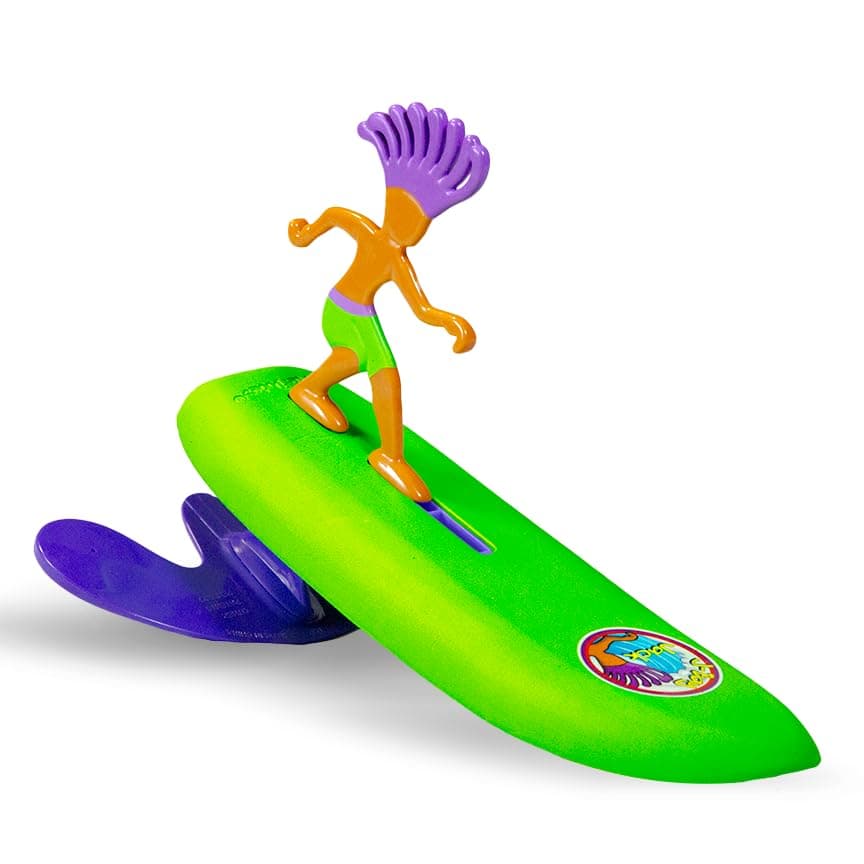 Surfer Dudes Classics Wave Powered Mini-Surfer and Surfboard Toy - J-Bay Jack