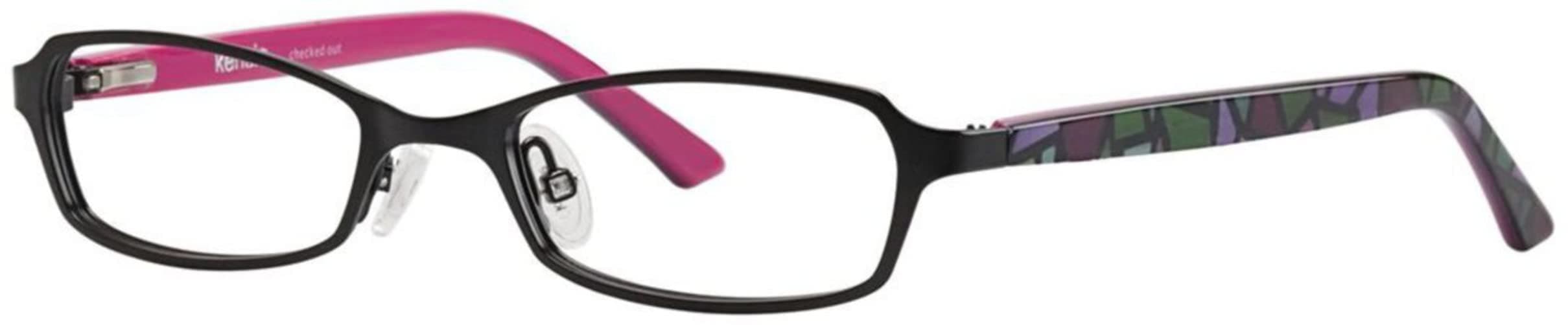KENSIE Eyeglasses CHECKED OUT Black 47MM