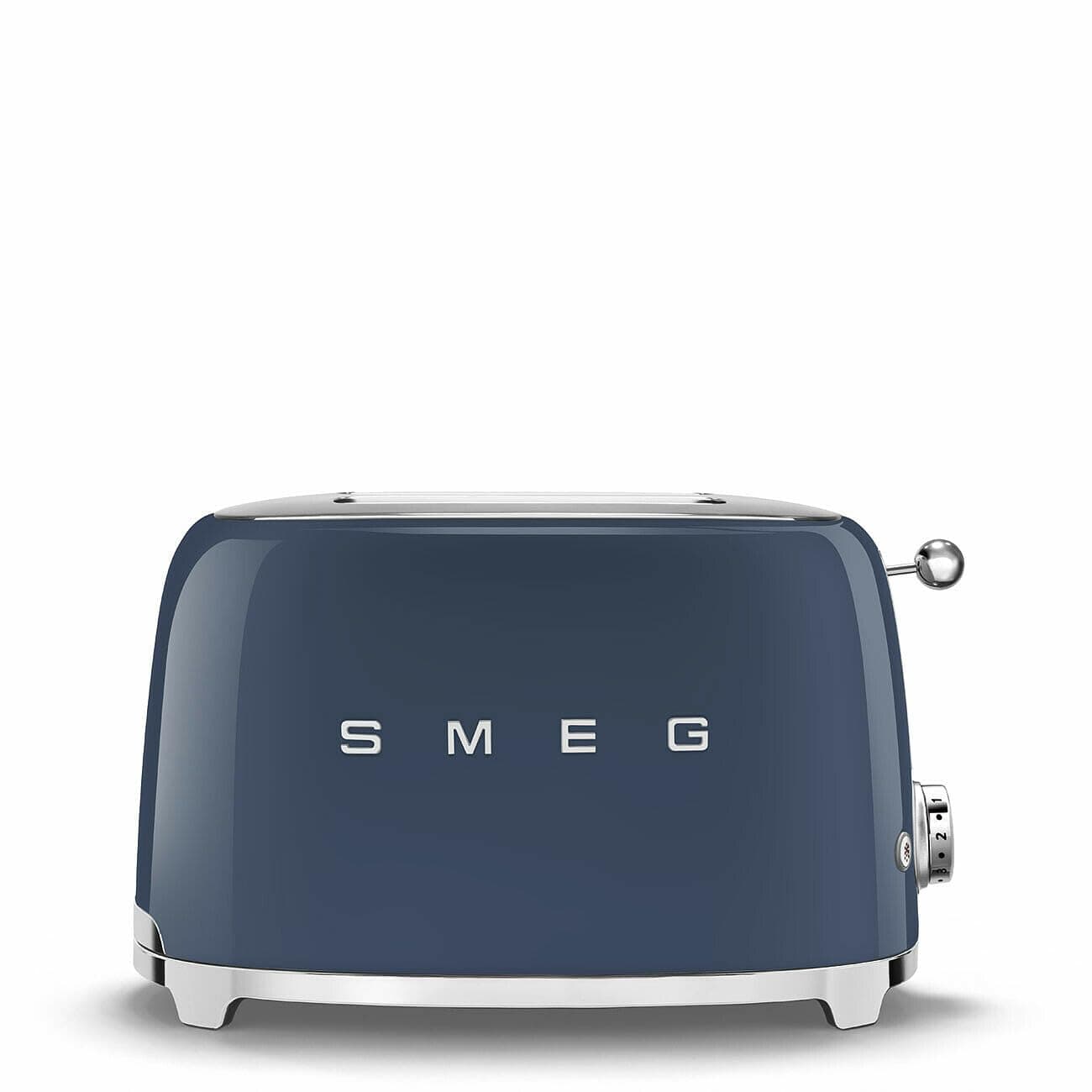 - 2 Slice Toaster with 6 Presets and Defrost Function and Removable Crumb Tray (Navy)