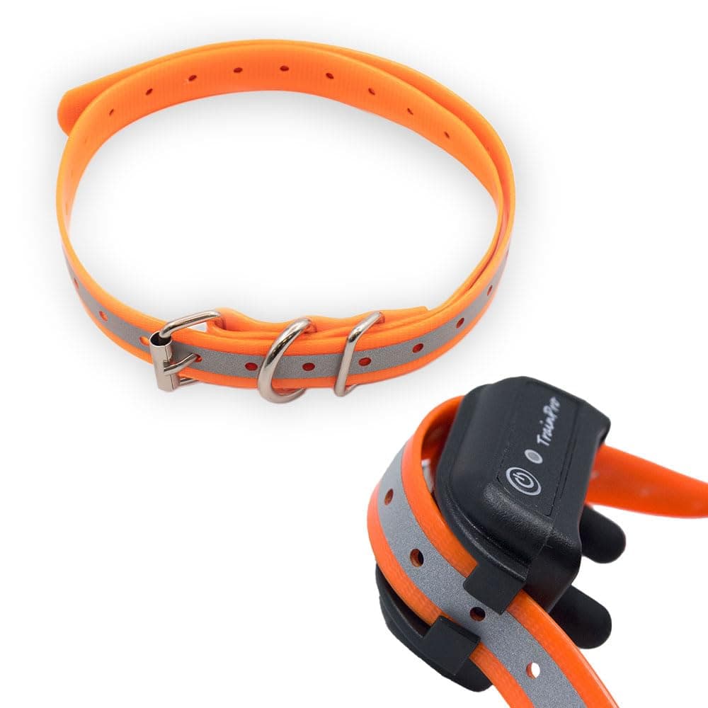 Universal 27 ½” X ¾” Replacement Band Strap for Dog Training Collar - Adjustable Waterproof TPU for Remote E-Collar, Static/Vibration Shock Trainer