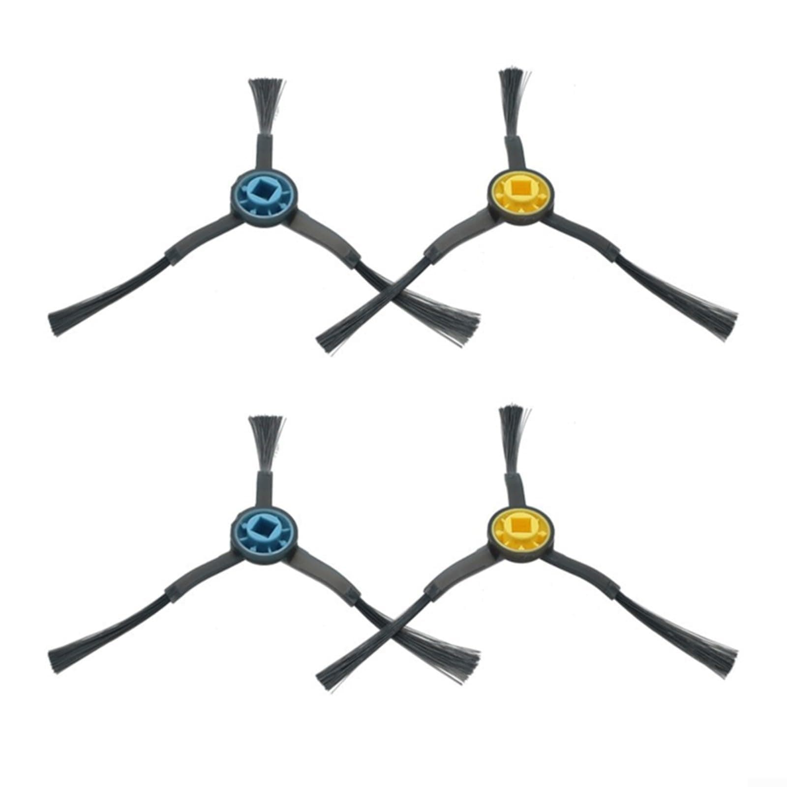 for HPLIVE Pack of 4 Side Brush For E -ureka NER600 Turbo Brushes Robot Vacuum Cleaner Accessories Vacuum Cleaner Parts,Vacuum Cleaner Accessories