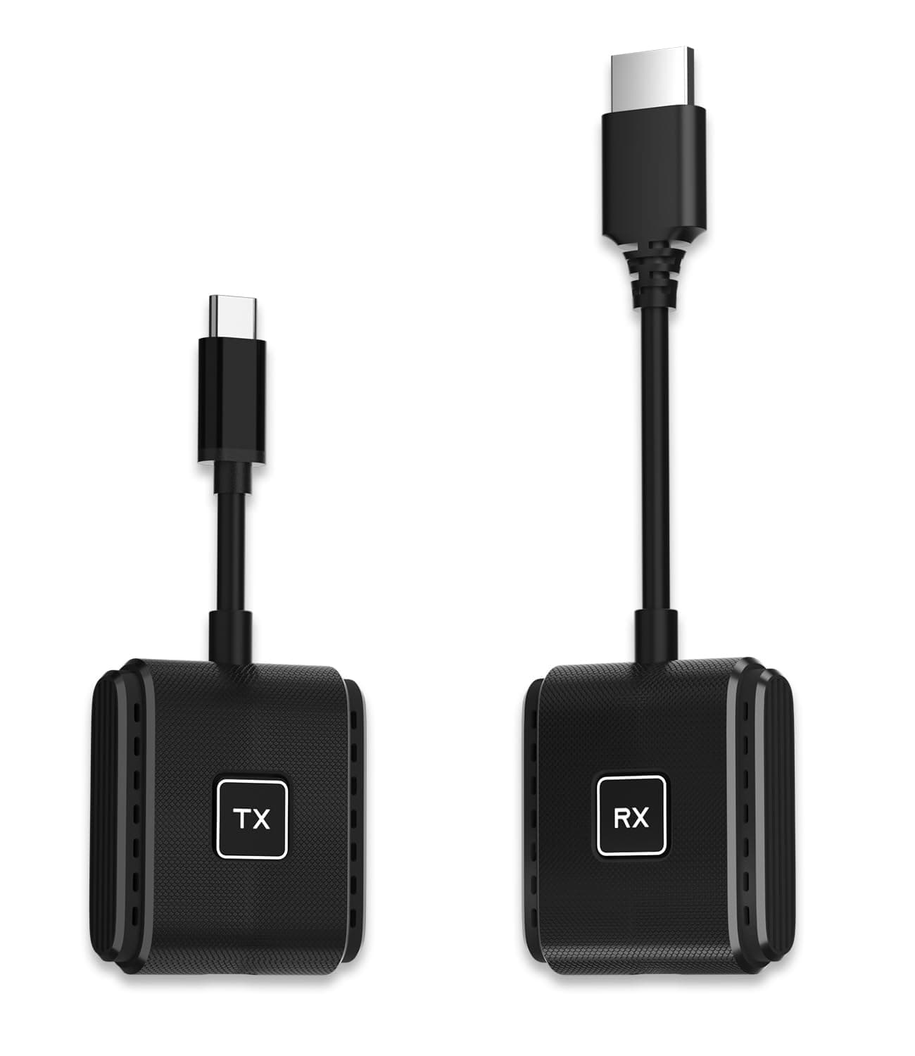 SmartSeeWireless USB-C to HDMI Transmitter and Receiver Kit Screen Mirror and Screen Extender for iPhone 15 16 Mac iPad to TV Projector Display Adapter Plug and Play
