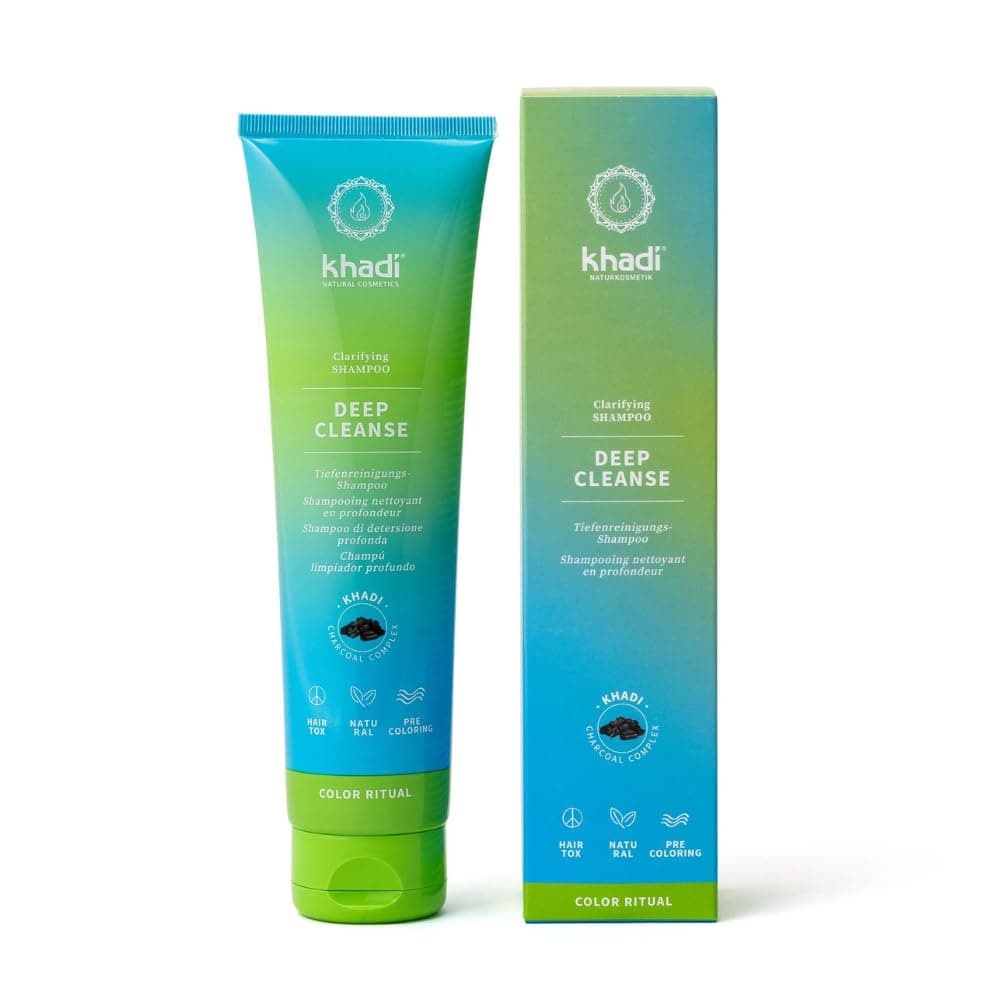 DEEP CLEANSE Ayurvedic Clarifying Shampoo - Intensive clarifying deep cleansing of hair & scalp - 100% natural & silicone-free - 150g