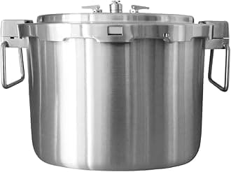 Buffalo QCP435 37-Quart Stainless Steel Pressure Cooker Pressure Canner [Commercial series]- Pressure Gauge/Steam Pot EXCLUDED (Optional Accessories)