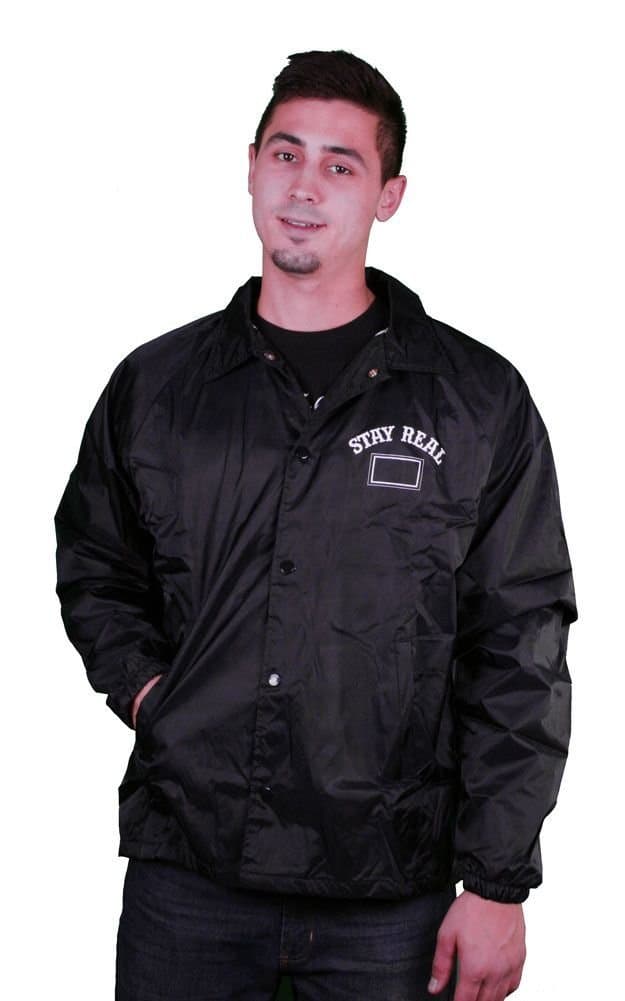 Freshjive Stay Real Black Jacket Size: L