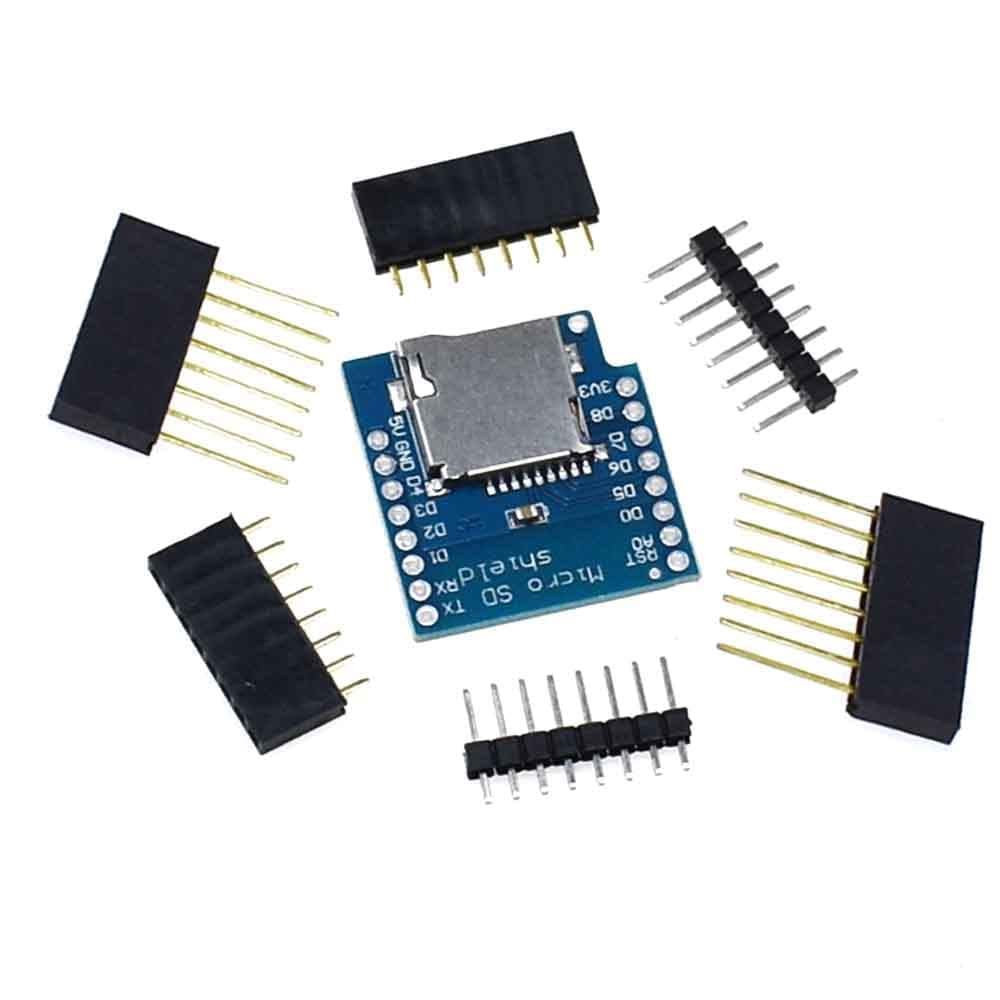 Micro SD Card Shield Mini ESP8266 TF Memorry Storage Card Module with Pins