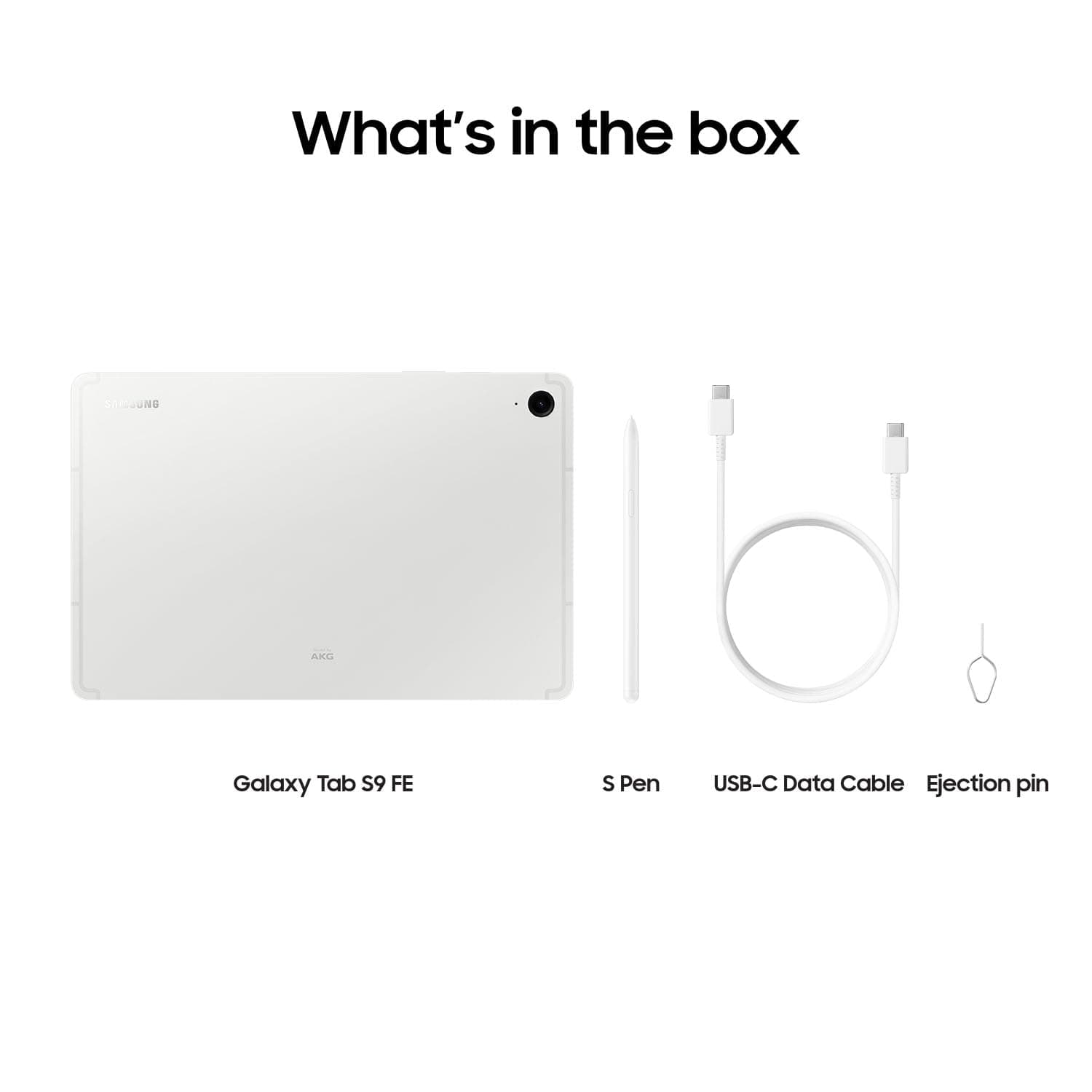 Samsung Galaxy Tab S9 FE 10.9” 128GB WiFi Android Tablet, Large Display, Long Battery Life, Powerful Processor, S Pen, 8MP Camera,Lightweight Durable Design,Expandable Storage,US Version 2023 Silver