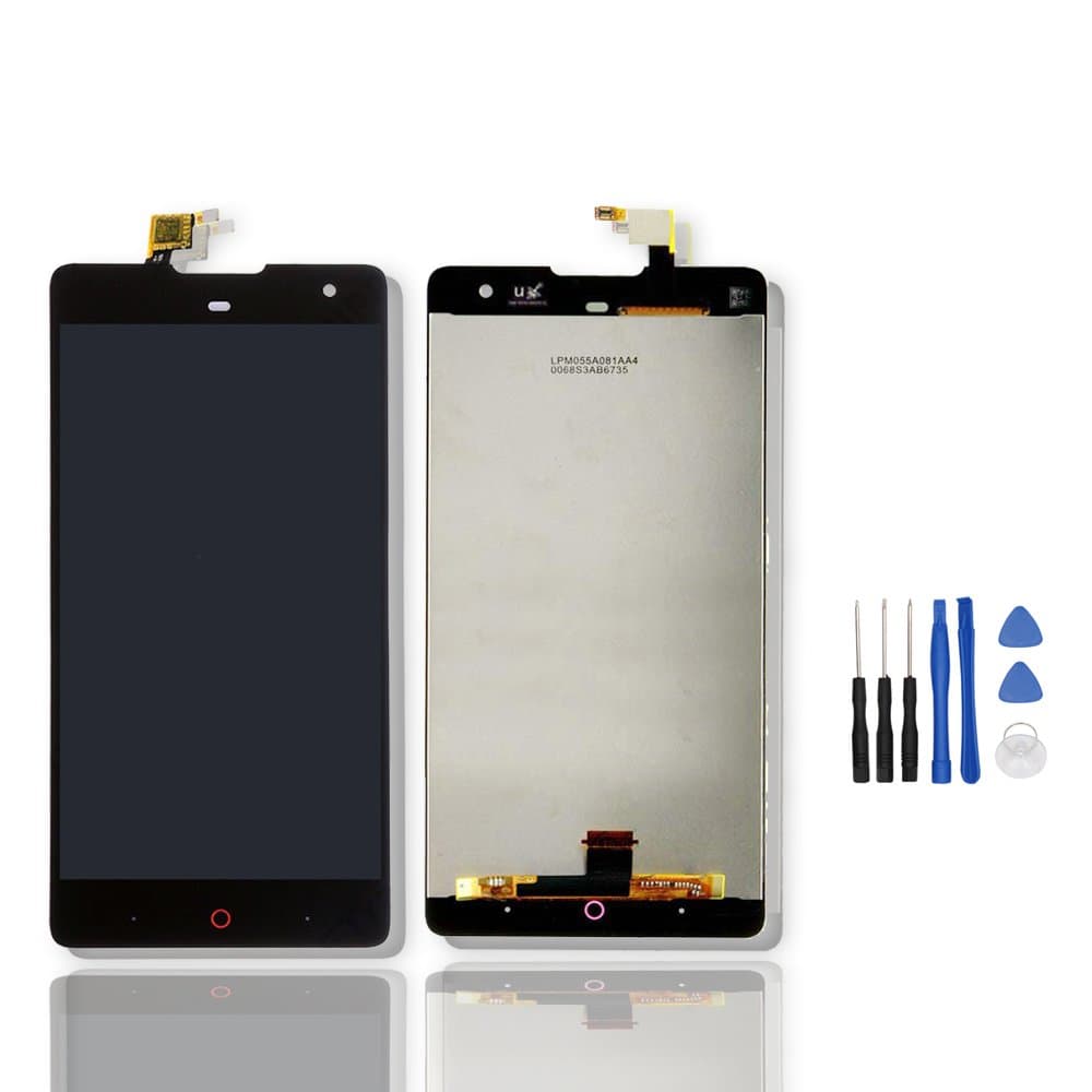Ocolor Repair and Replacement LCD Display + Touch Digitizer for ZTE Nubia Z7 Max (Black)