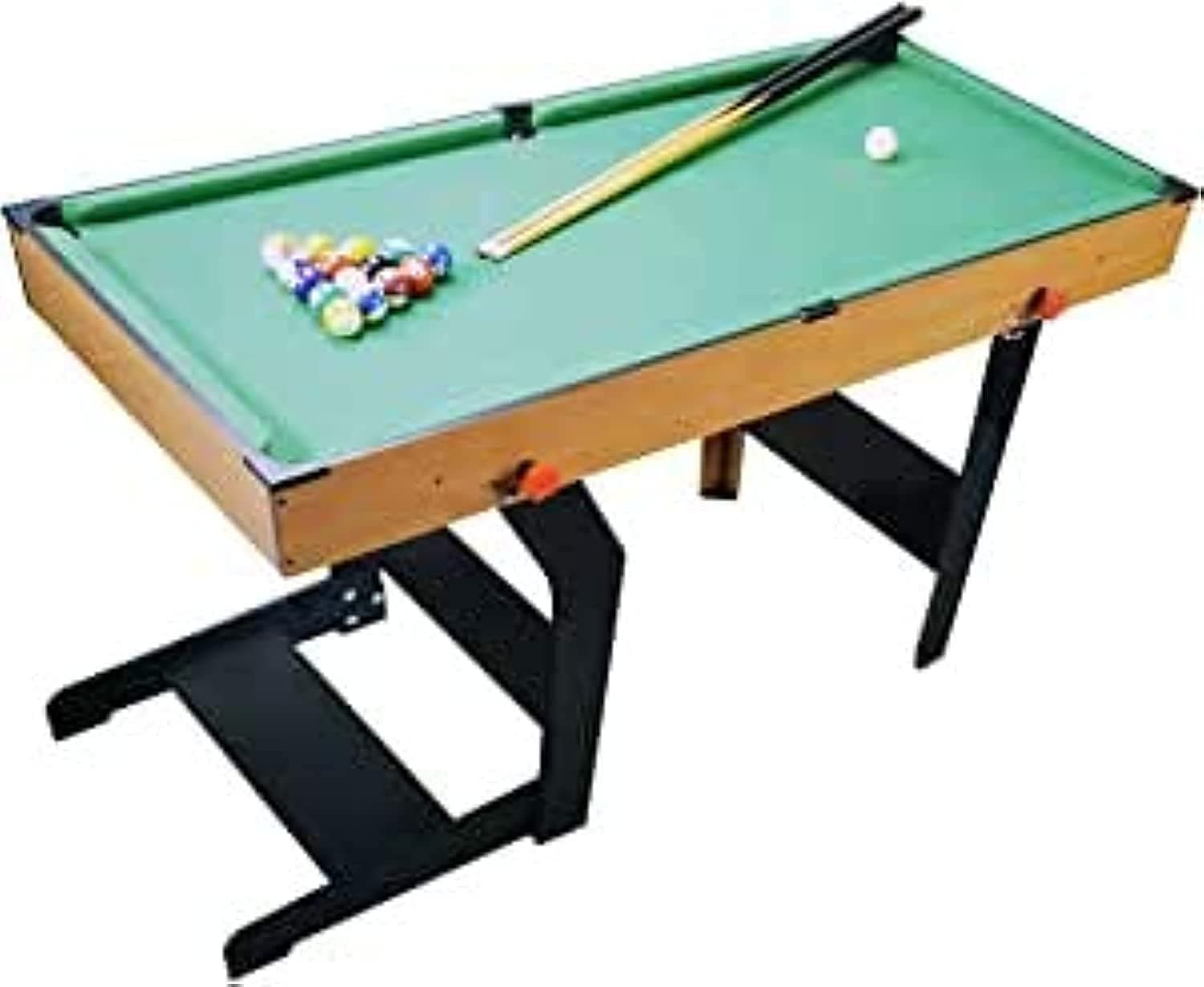 Folding Leg Pool Table Billiards Space Saving Vertical Board Table
