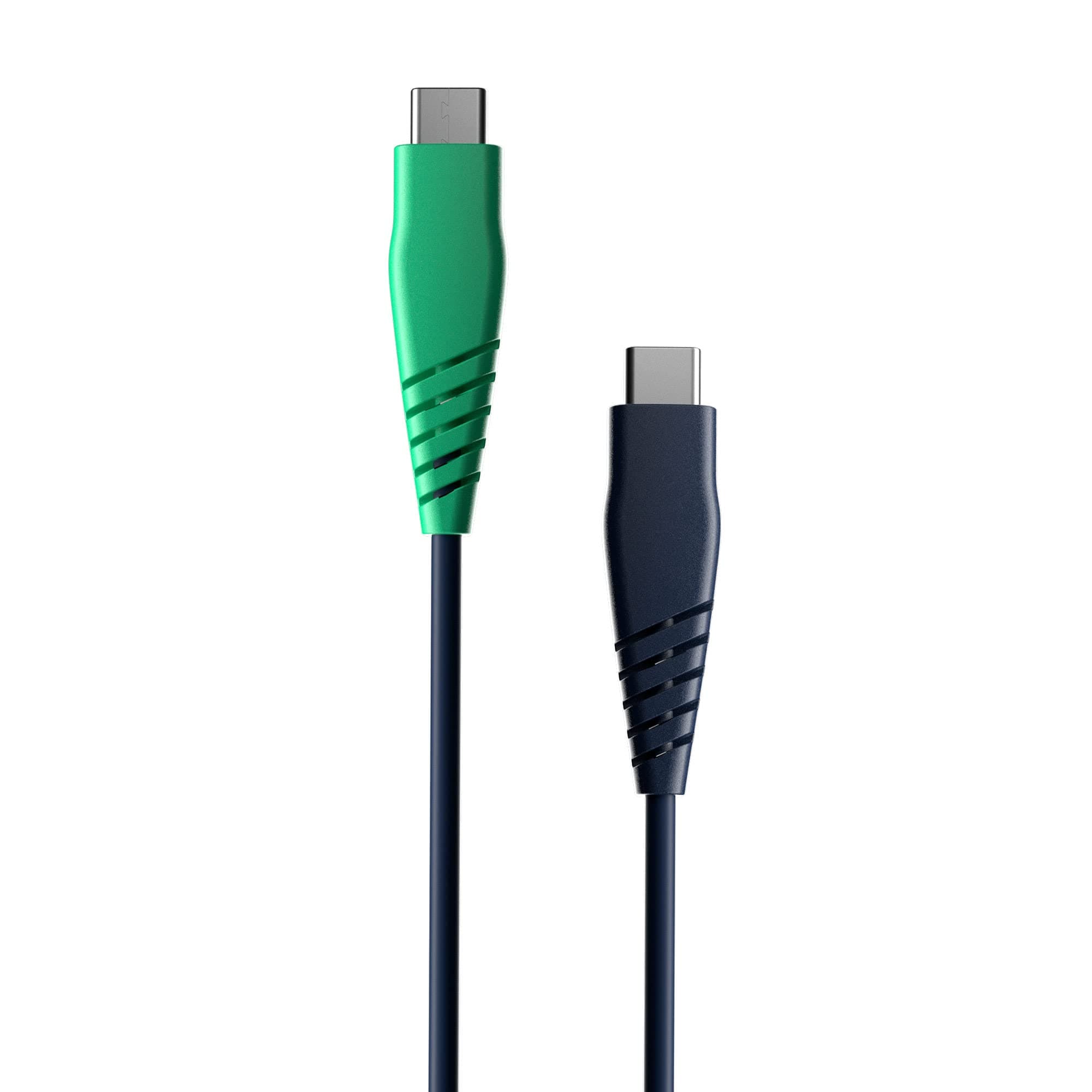 Skullcandy Line USB C Charger Cable, 60W USB C to USB C with Fast Charging for iPad/mini/Pro/Air, MacBook Pro, Samsung Galaxy, Switch, 4ft - Blue/Green