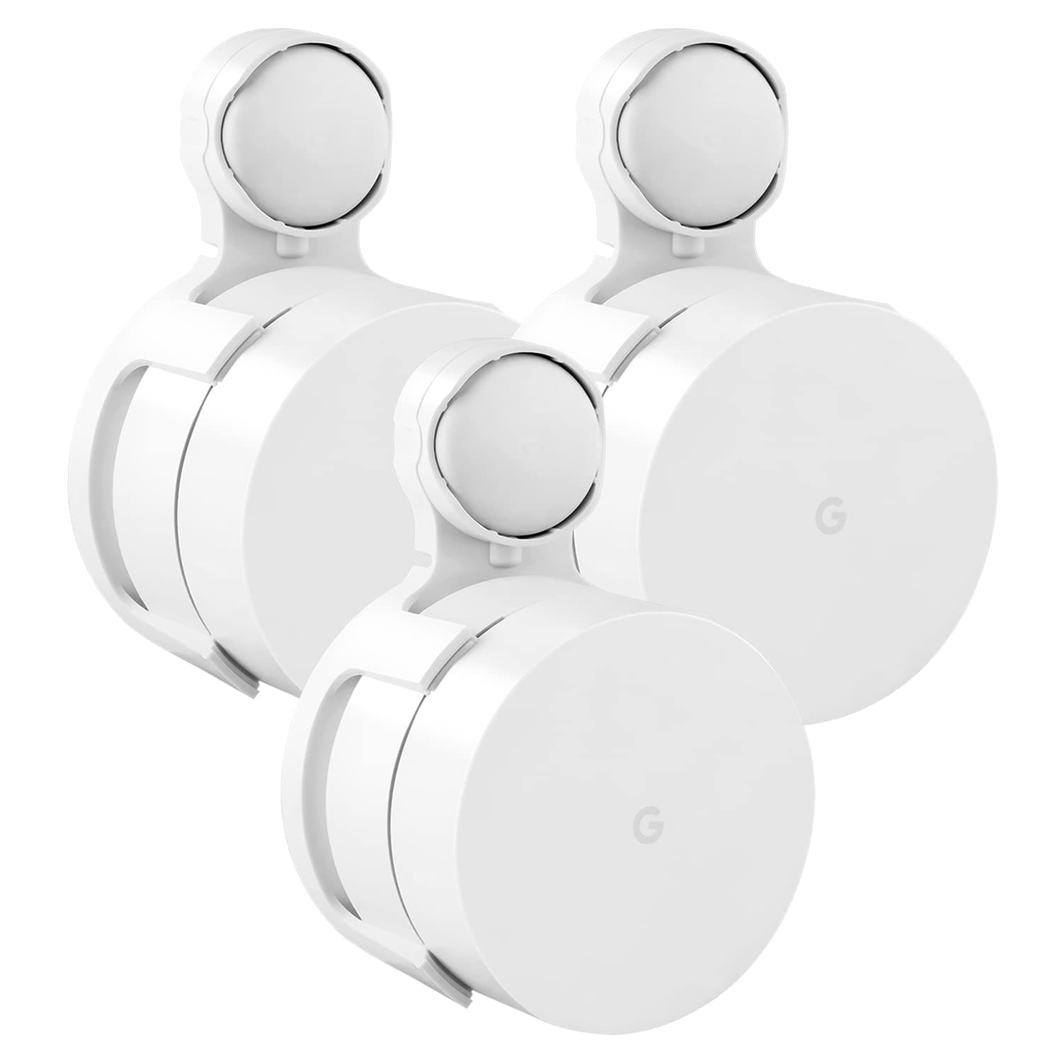 Google WiFi Wall Mount - 3 Pack, Accessories for WiFi System & Router (White)